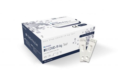 Bộ kit test nhanh Humasis Covid 19 Ag Test Nhập Khẩu Hàn Quốc