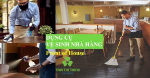 Dụng cụ vệ sinh nhà hàng