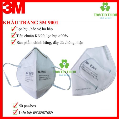 Khẩu trang 3M 9001 chính hãng