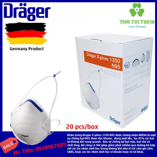 Khẩu trang N95 Draeger X-plore 1350