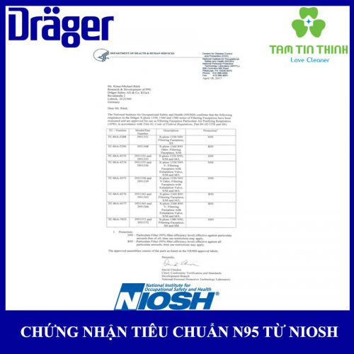 Khẩu trang N95 Draeger X-plore 1350