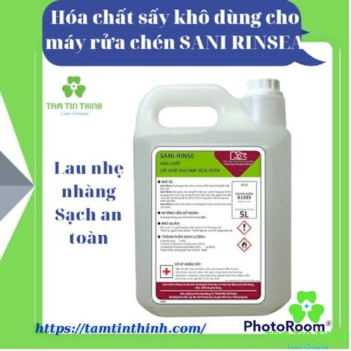 Hoá chất sấy khô dùng cho máy rửa chén Sani - Rinse