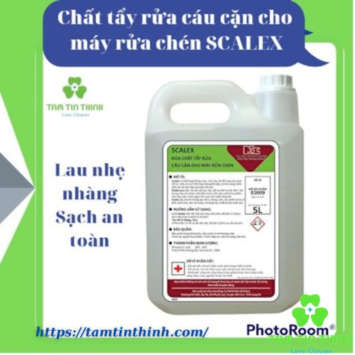 Hóa chất tẩy rửa cáu cặn cho máy rửa chén Scalex