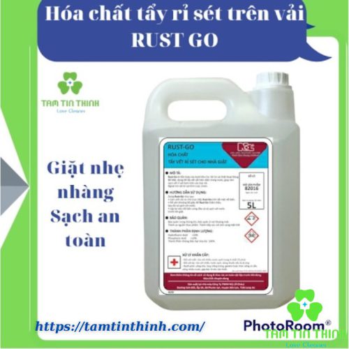 Hóa chất tẩy rửa rỉ sét trên vải RUST GO