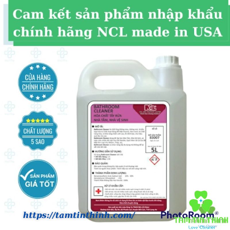 Hóa chất tẩy rửa toilet nhà tắm BATHROOM CLEANER