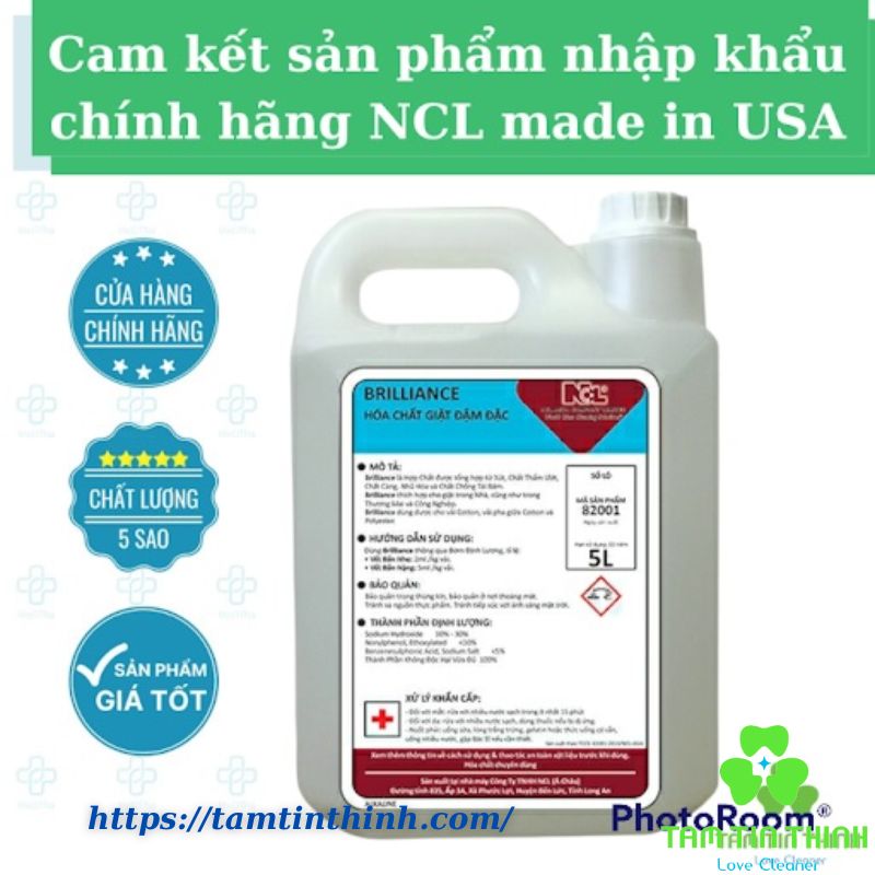 Nước giặt đậm đặc Briliance Plus