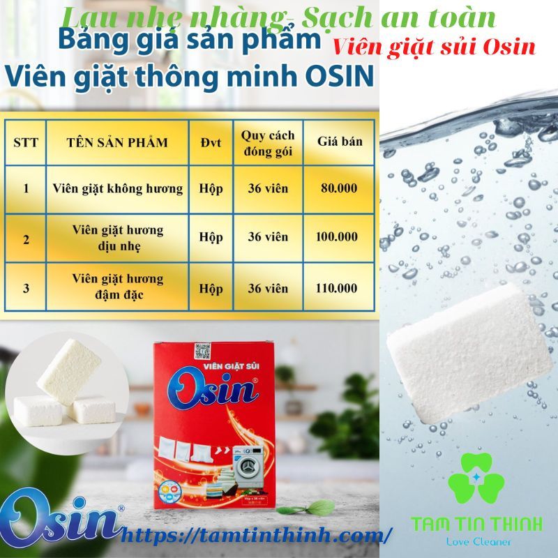 Viên Giặt Sủi Osin