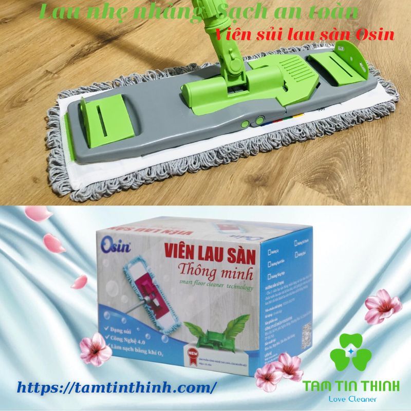 Viên Sủi Lau Sàn Osin Hương Hoa