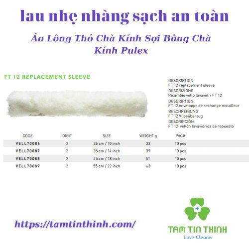 Áo Lông Thỏ Chà Kính Sợi Bông Chà Kính Pulex