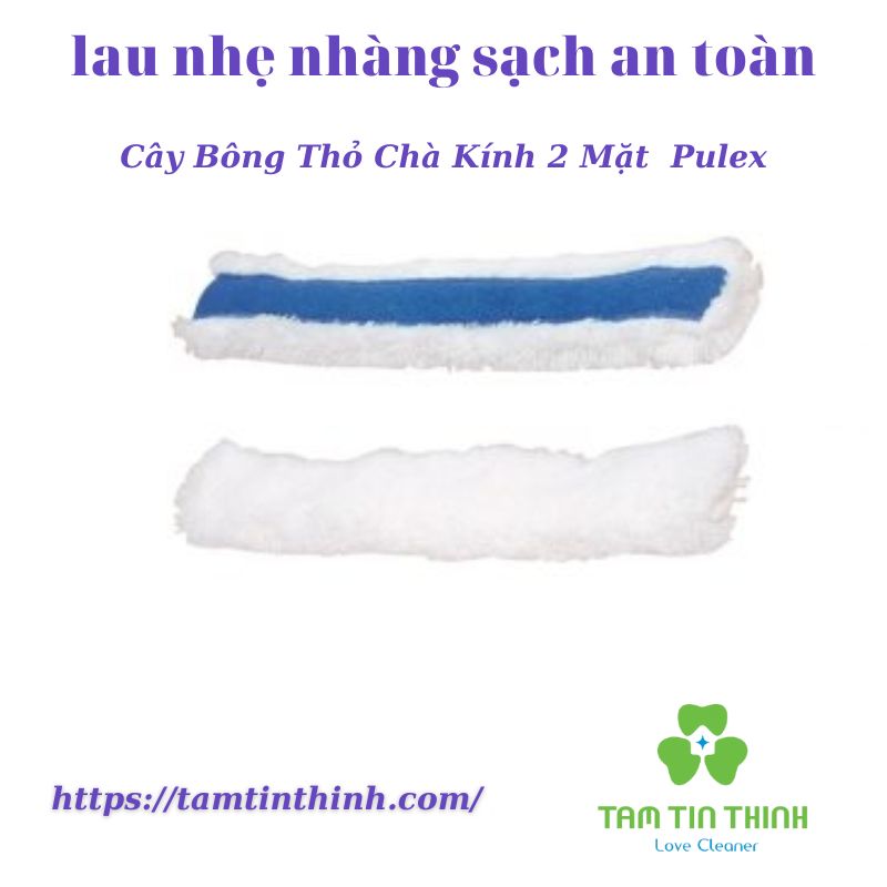 Cây Bông Thỏ Chà Kính 2 Mặt  Pulex