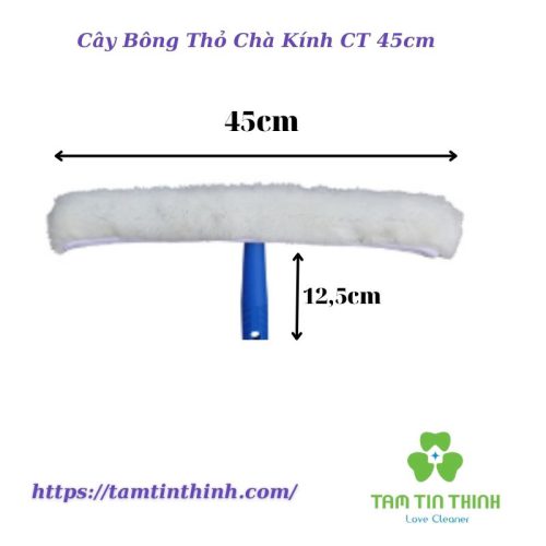 Cây Bông Thỏ Chà Kính CT 45cm