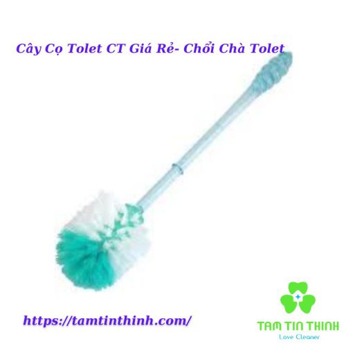 Cây Cọ Tolet CT Giá Rẻ- Chổi Chà Tolet