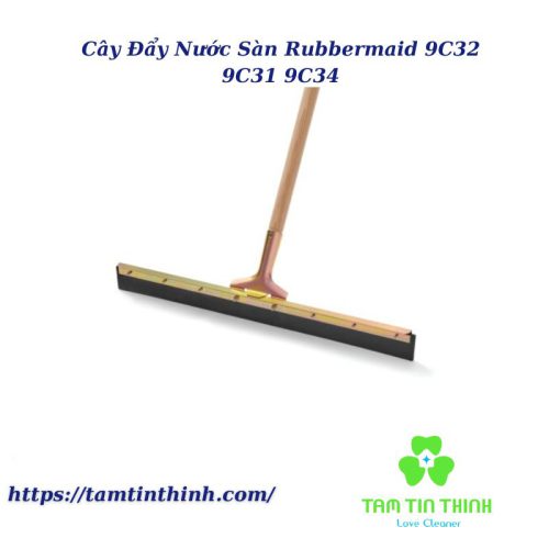 Cây Đẩy Nước Sàn Rubbermaid 9C32 9C31 9C34.