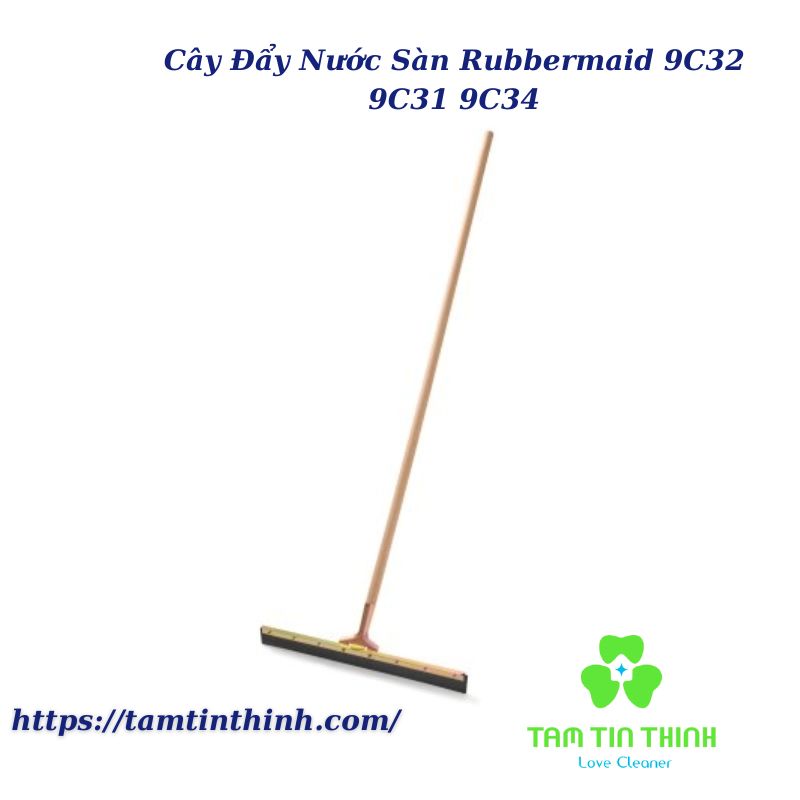 Cây Đẩy Nước Sàn Rubbermaid 9C32 9C31 9C34.