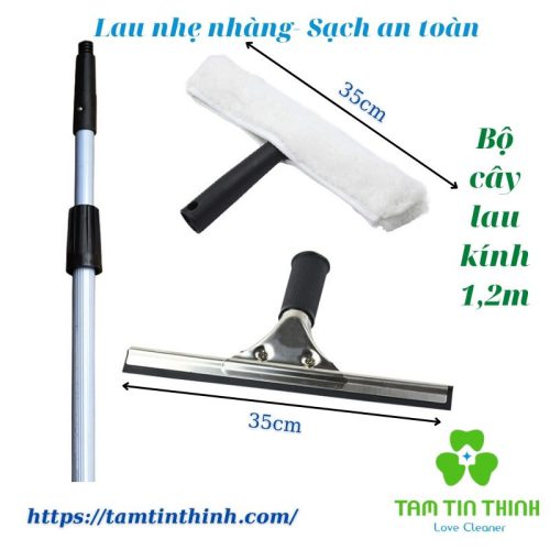 Cây nối lau kính dài 1,2m