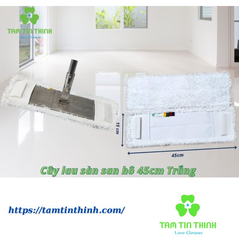 Cây Lau Nhà Inox San Hô 45cm Homeino