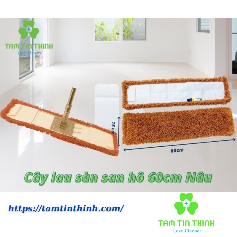 Cây Lau Nhà Inox San Hô 60cm Homeino