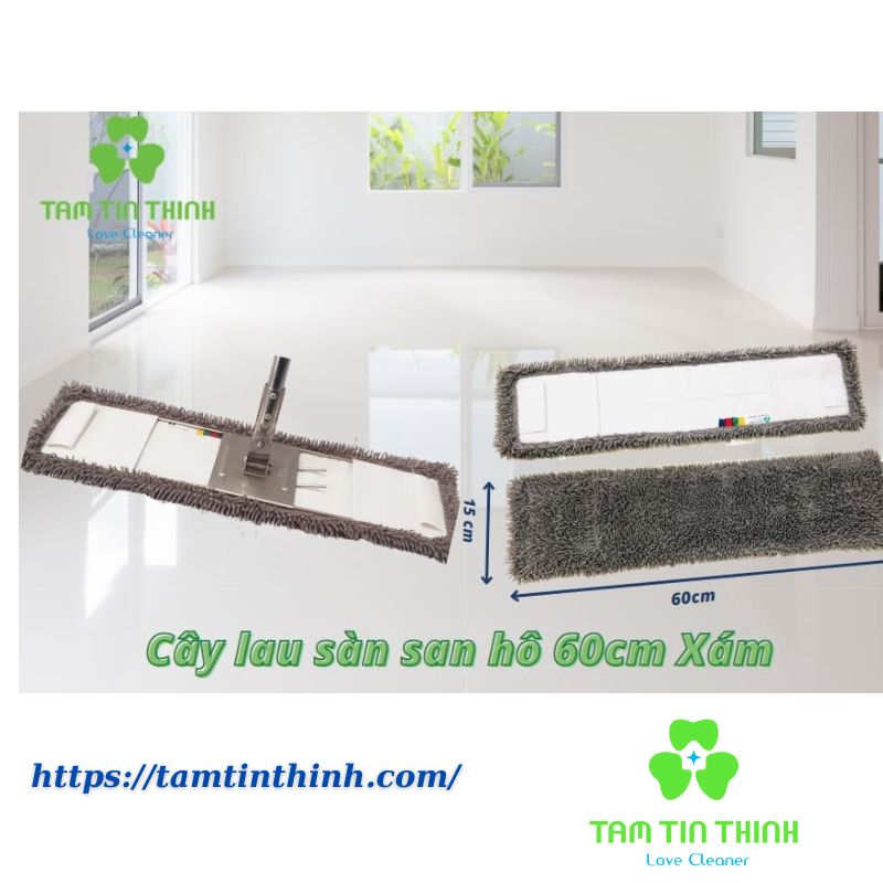 Cây Lau Nhà Inox San Hô 60cm Homeino