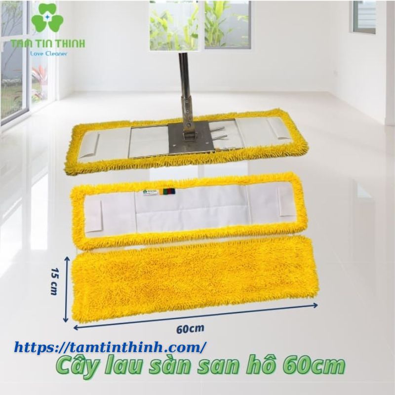 Cây Lau Nhà Công Nghiệp Inox San Hô 100cm (1m) Homeino