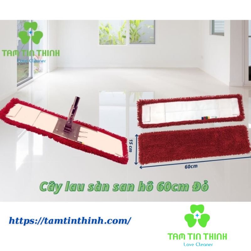 Cây Lau Nhà Công Nghiệp Inox San Hô 100cm (1m) Homeino