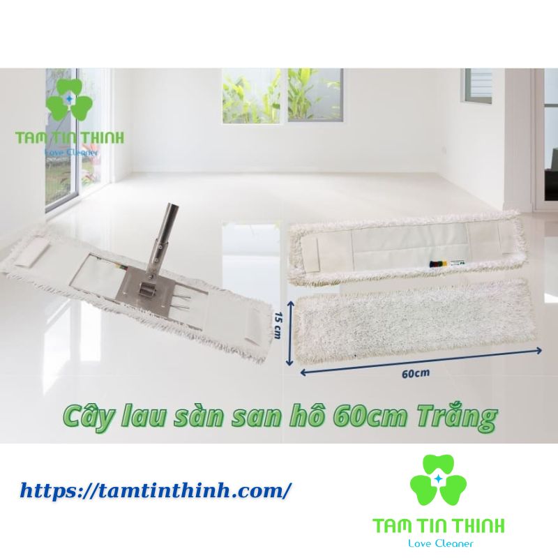 Cây Lau Nhà Công Nghiệp Inox San Hô 100cm (1m) Homeino