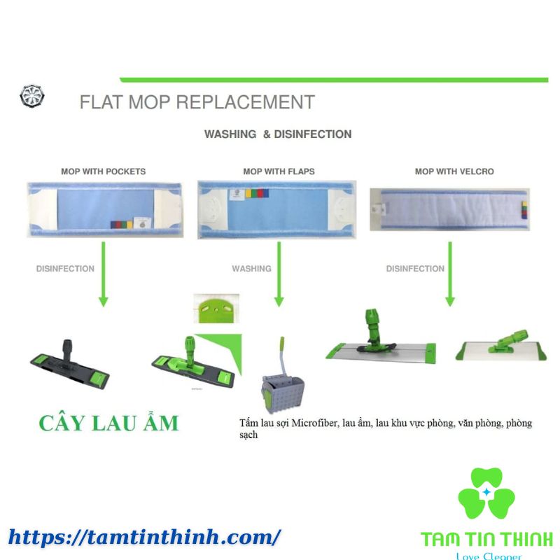 Cây Lau Sàn Ướt Công Nghiệp Giá Rẻ