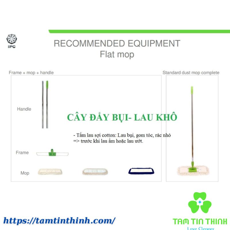 Cây Lau Sàn Ướt Công Nghiệp Giá Rẻ