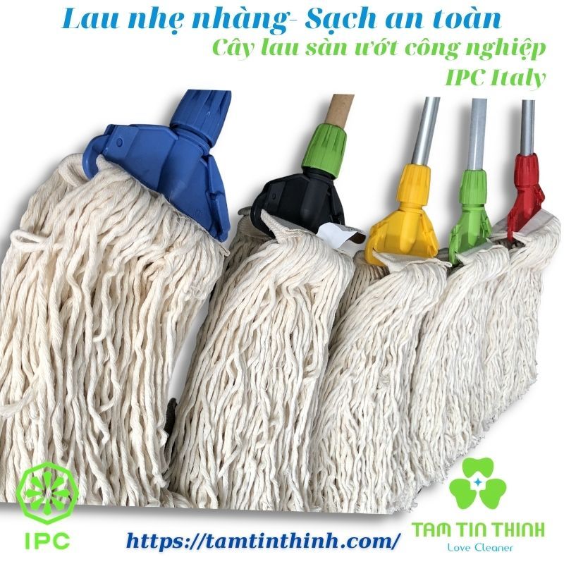 Đầu Kẹp Búi Lau Sàn IPC Italy- Cây Lau Sàn