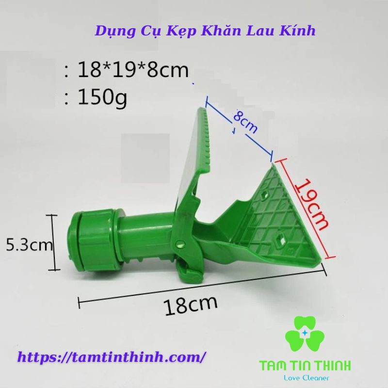 Dụng Cụ Kẹp Khăn Lau Kính- Giá Tốt Tại Đà Nẵng Hồ Chí Minh