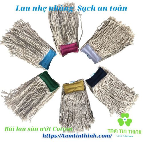 Giẻ Lau Sàn Ướt Sợi Cotton