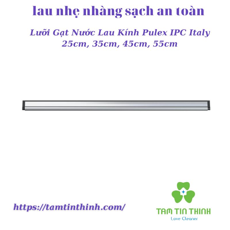 Lưỡi Gạt Nước Lau Kính Pulex IPC Italy 25cm, 35cm, 45cm, 55cm