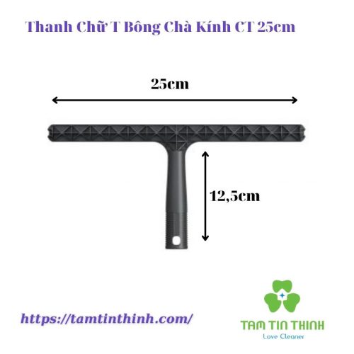 Thanh Chữ T Bông Chà Kính CT 25cm