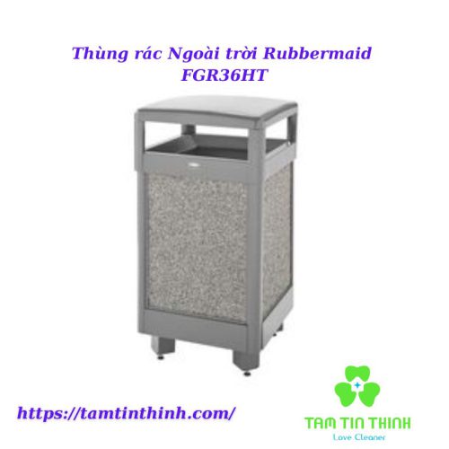 Thùng rác Ngoài trời Rubbermaid  FGR36HT