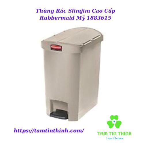 Thùng Rác Slimjim Cao Cấp Rubbermaid Mỹ 1883615