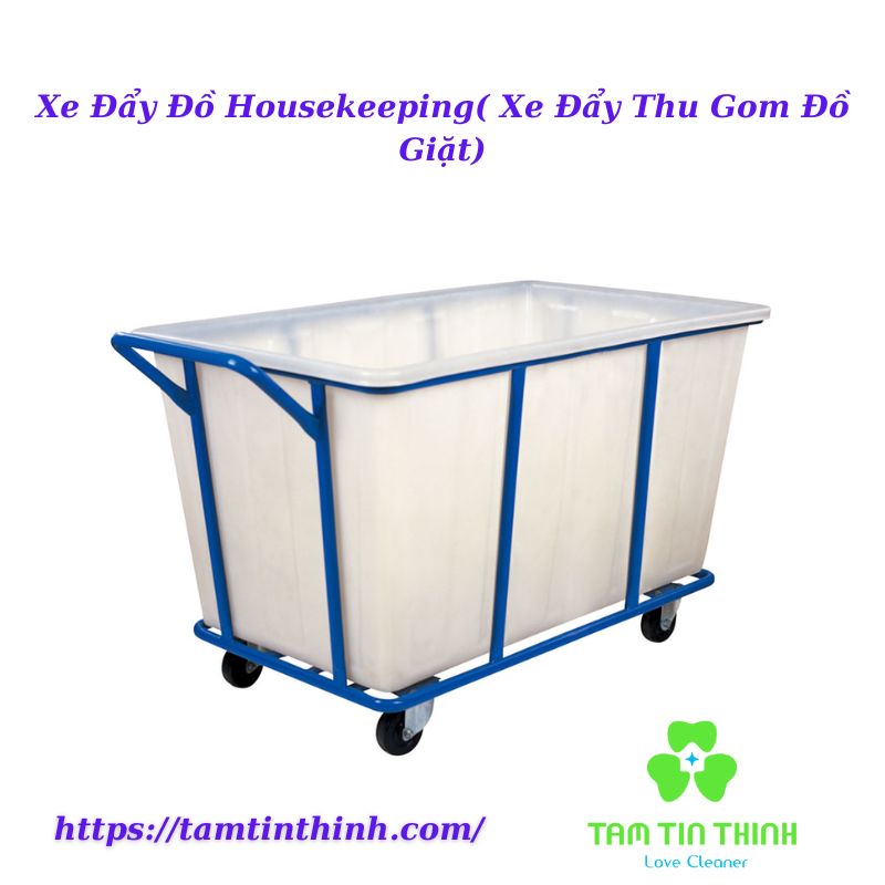 Xe Đẩy Đồ Housekeeping Giá Rẻ ( Xe Đẩy Thu Gom Đồ Giặt)