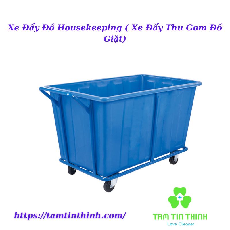 Xe Đẩy Đồ Housekeeping Giá Rẻ ( Xe Đẩy Thu Gom Đồ Giặt)