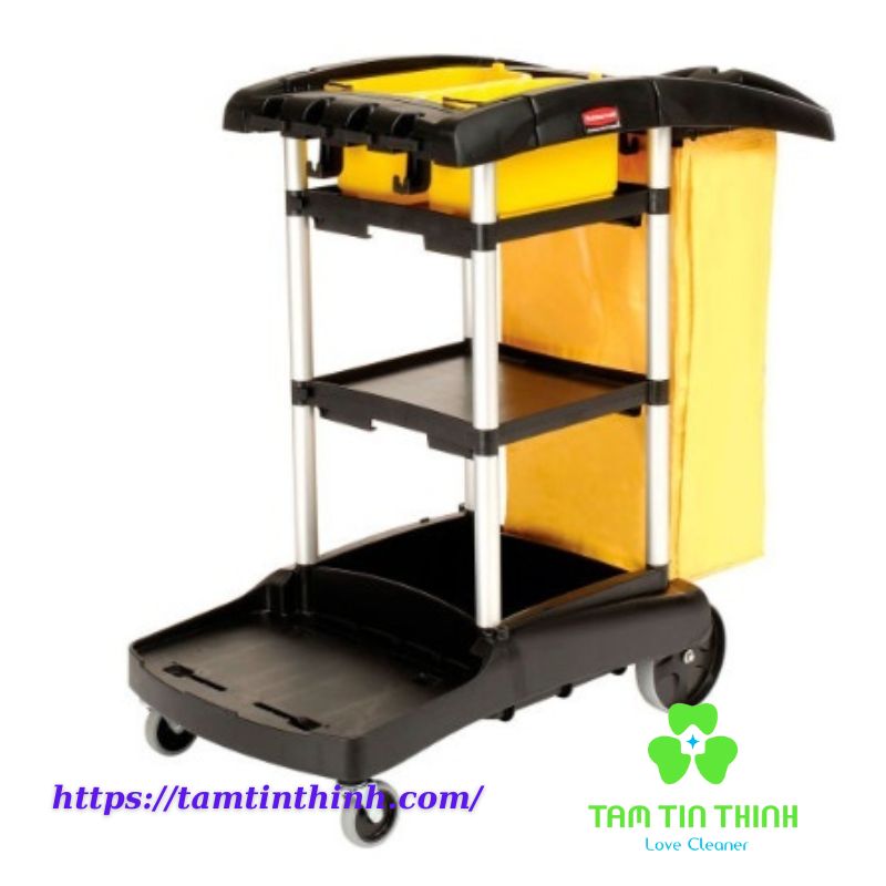 Xe Đẩy Làm Vệ Sinh Rubbermaid FG9T72.