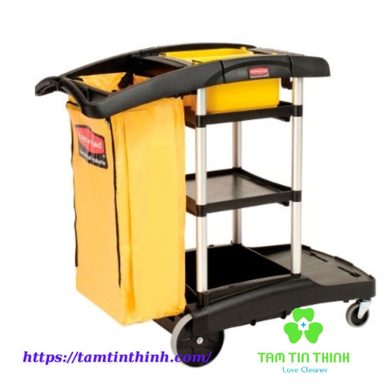 Xe Đẩy Làm Vệ Sinh Rubbermaid FG9T72.