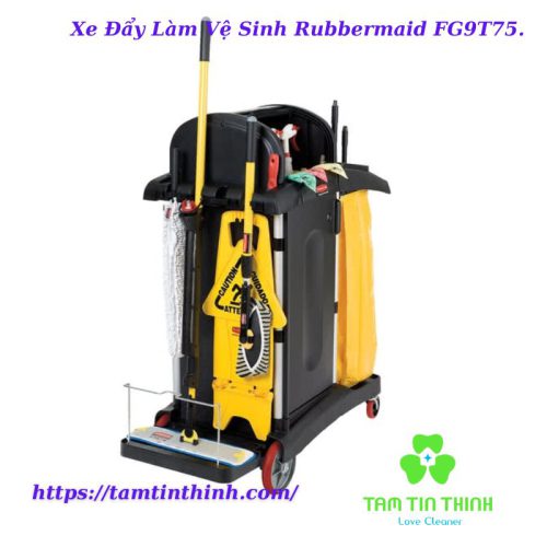 Xe Đẩy Làm Vệ Sinh Rubbermaid FG9T75.