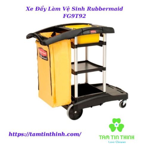 Xe Đẩy Làm Vệ Sinh Rubbermaid FG9T92