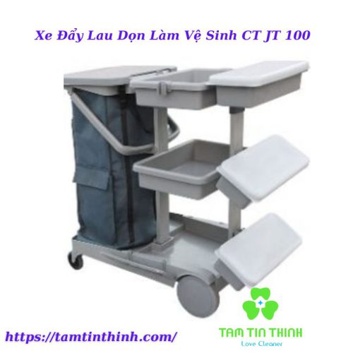 Xe Đẩy Lau Dọn Làm Vệ Sinh CT JT 100