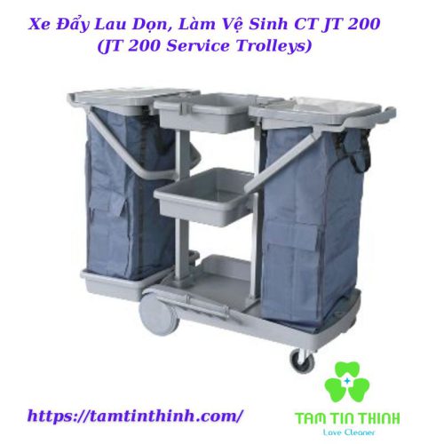 Xe Đẩy Lau Dọn, Làm Vệ Sinh CT JT 200 (JT 200 Service Trolleys)