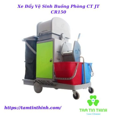 Xe Đẩy Vệ Sinh Buồng Phòng CT JT CR150