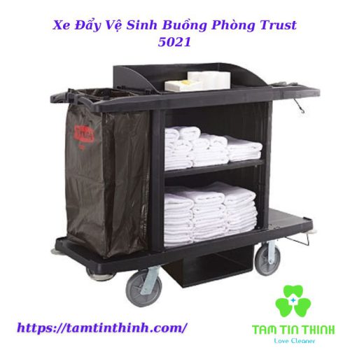 Xe Đẩy Vệ Sinh Buồng Phòng Trust 5021