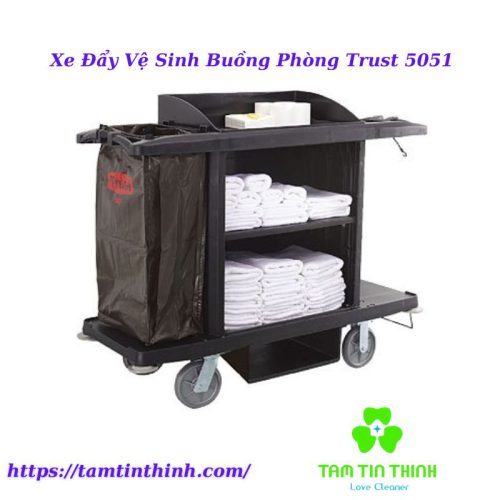 Xe Đẩy Vệ Sinh Buồng Phòng Trust 5051