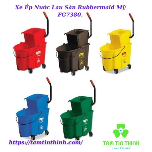 Xe Ép Nước Lau Sàn Rubbermaid Mỹ FG7380.