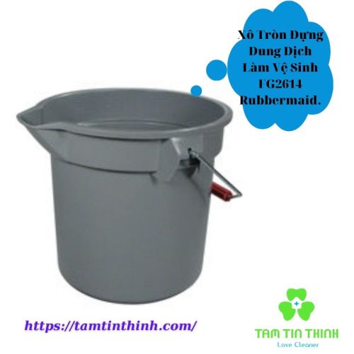 Xô Tròn Đựng Dung Dịch Làm Vệ Sinh FG2614 Rubbermaid.