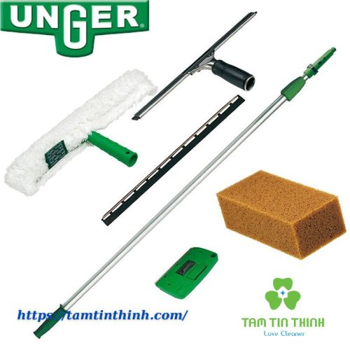 Tay Bông Thỏ Lau Kính Unger Với Sợi Bông Và Tay Cầm Chắc Chắn Cao Cấp