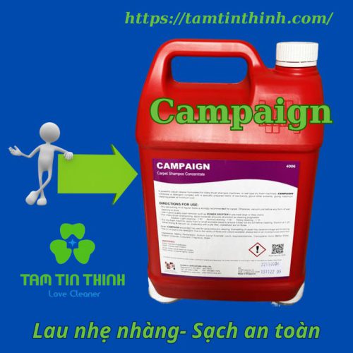 hóa chất giặt thảm campaign