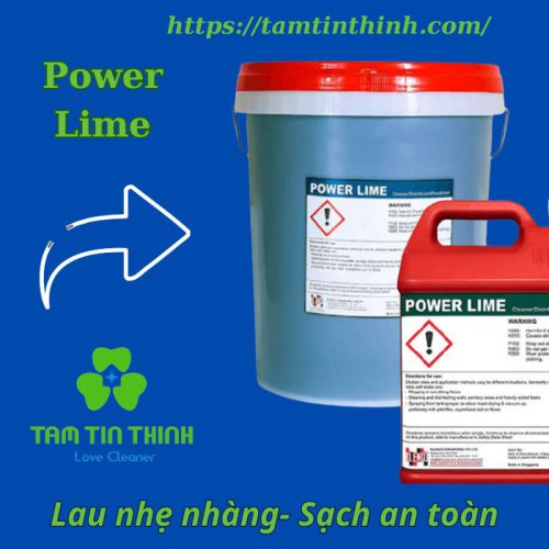 nước lau sàn power lime